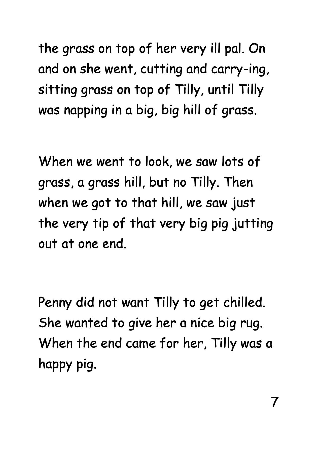 The Illness Of Tilly The Pig