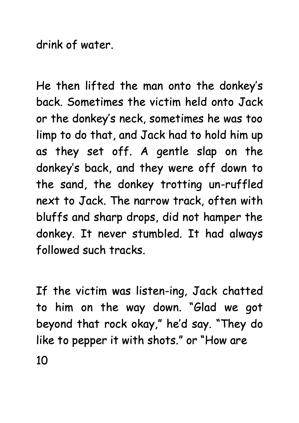 Lvl 5 - 13 'One Man and a Donkey' (Book) - Image 2